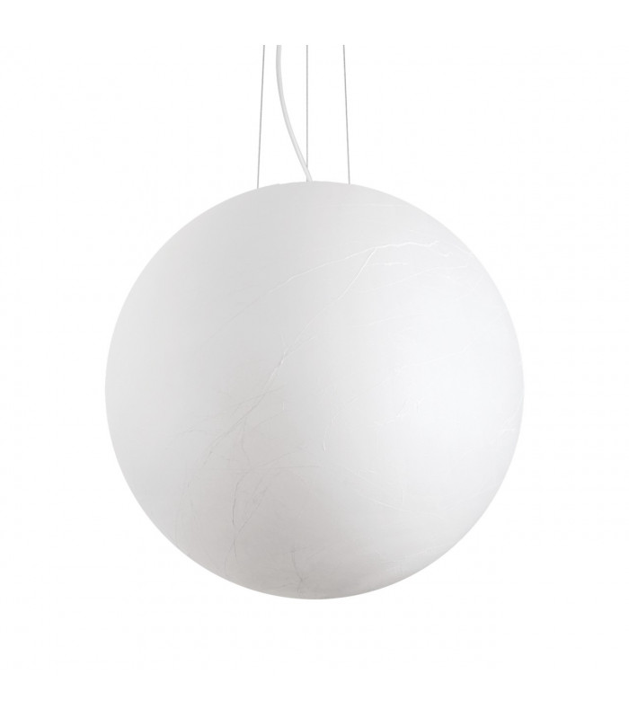 Carta Globe Pendant Ceiling Light White