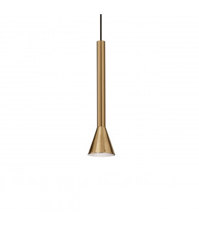 Diesis Led Slim Dome Pendant Ceiling Light Brass 3000K