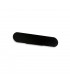 Echo Flush Integrated Led Wall Lamp Black 40cm 3000K