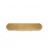 Echo Flush Integrated Led Wall Lamp Brass 40cm 3000K