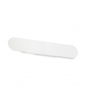 Echo Wide Flush Integrated Led Wall Lamp White 60cm 3000K-1