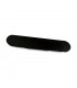 Echo Wide Flush Integrated Led Wall Lamp Black 60cm 3000K