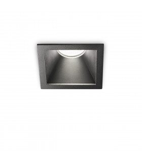 Game Square Recessed Downlight Black 8.4cm 2700K