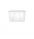 Game Square Recessed Downlight White 8.4cm 2700K