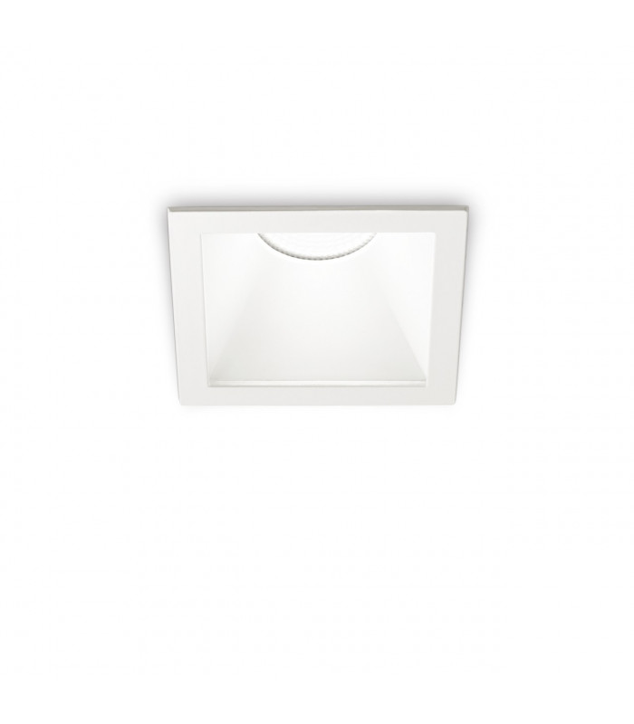 Game Square Recessed Downlight White 8.4cm 2700K