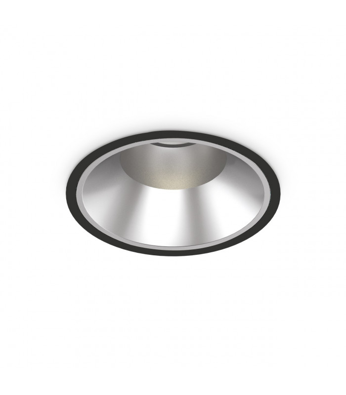 Off Round Recessed Downlight Black 21.8cm 4000K