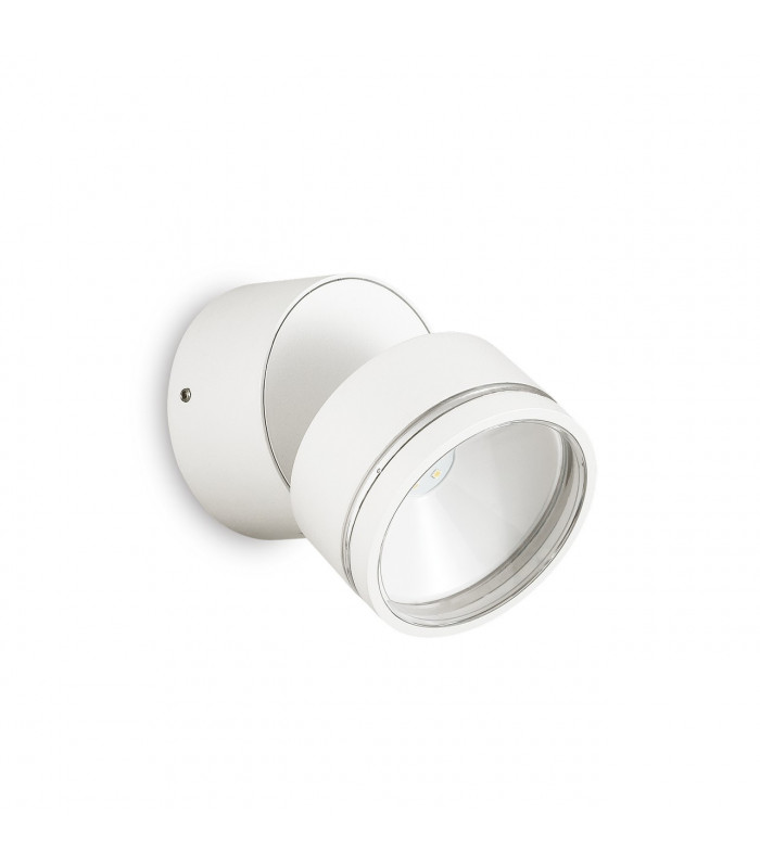 Omega Round Single Spotlight White IP54 4000K-1