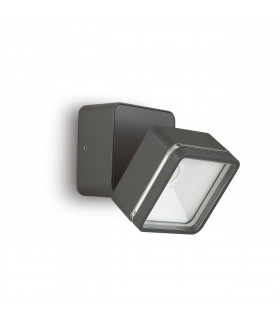 Omega Square Single Spotlight Anthracite IP54 4000K-1