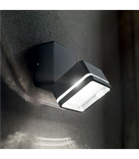 Omega Square Single Spotlight Anthracite IP54 4000K-2