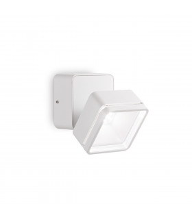 Omega Square Single Spotlight White IP54 4000K