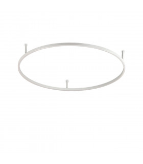 Oracle Ring Integrated Led Semi Flush Light White 90cm 3000K