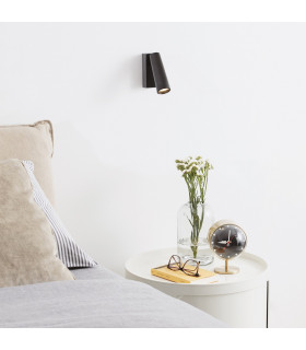 Pipe Wall Adjustable Reading Light Black 3000K-2