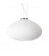 Plisse Globe Dome Pendant Ceiling Light Chrome 45cm