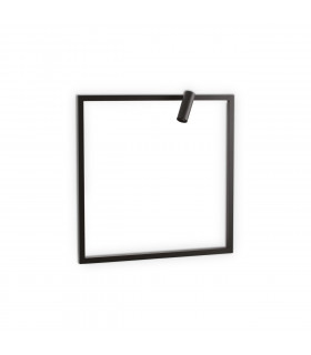 Syntesi Square Integrated Led Wall Lamp Black 3000K-1