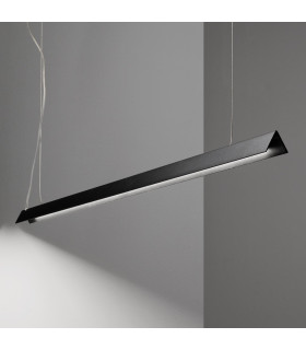 V-Line Integrated Led Pendant Ceiling Light Black 3000K-2