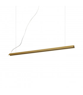 V-Line Integrated Led Pendant Ceiling Light Brass 3000K