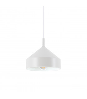Yurta Dome Pendant Ceiling Light White 21cm