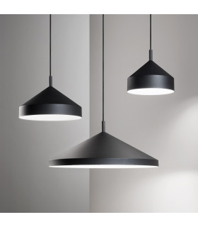 Yurta Dome Pendant Ceiling Light Black 21cm-2