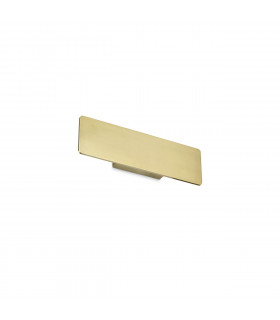 Zig Zag Integrated Led Wall Lamp Brass 29cm 3000K