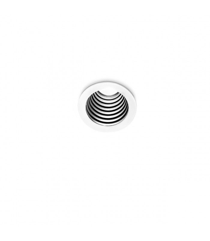 One Round Recessed Downlight White 36cm 3000K-4