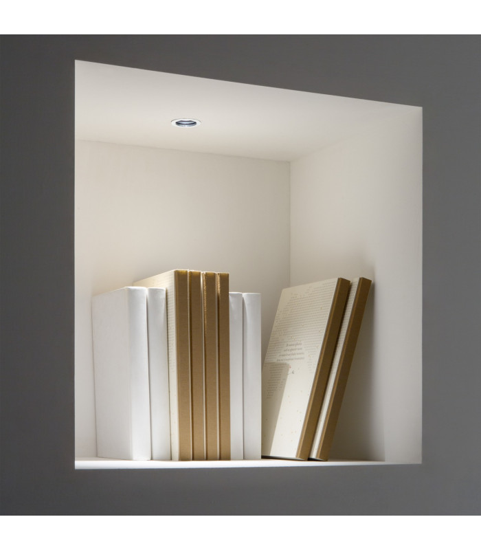 One Round Recessed Downlight White 36cm 3000K-6