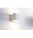 Indoor Decorative Paintable Plaster Chania Wall Light IP20 For 1 x G9 Max 40W White