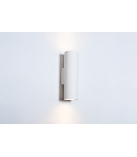 Indoor Decorative Paintable Plaster Kos Wall Light IP20 For 2 x GU10 White