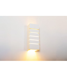 Indoor Decorative Paintable Plaster Rafina Wall Light IP20 For 1 x E14 Max 40W White
