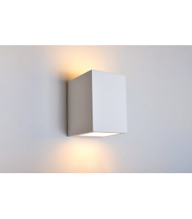 Indoor Decorative Paintable Plaster Arta Wall Light IP20 For 1 x G9 Max 40W White