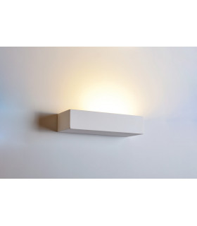 Indoor Decorative Paintable Plaster Lamia Wall Light IP20 For 1 x E14 Max 40W White
