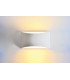Indoor Decorative Paintable Plaster Galatsi Wall Light IP20 For 1 x G9 Max 40W White