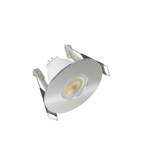 Evofire Mini Fire Rated Downlight 45mm Cutout IP65 Polished Chrome Round