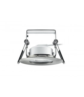 Evofire + Frdl 70mm Cutout IP65 400LM 3.8W 4000K 36 Beam Dimmable 105LM/W Polished Chrome Round + Insulation GUard