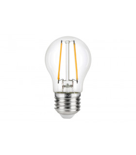 Omni Filament Golf Ball Bulb E27 250LM 2W 2700K Non Dimmable 320 Beam Clear