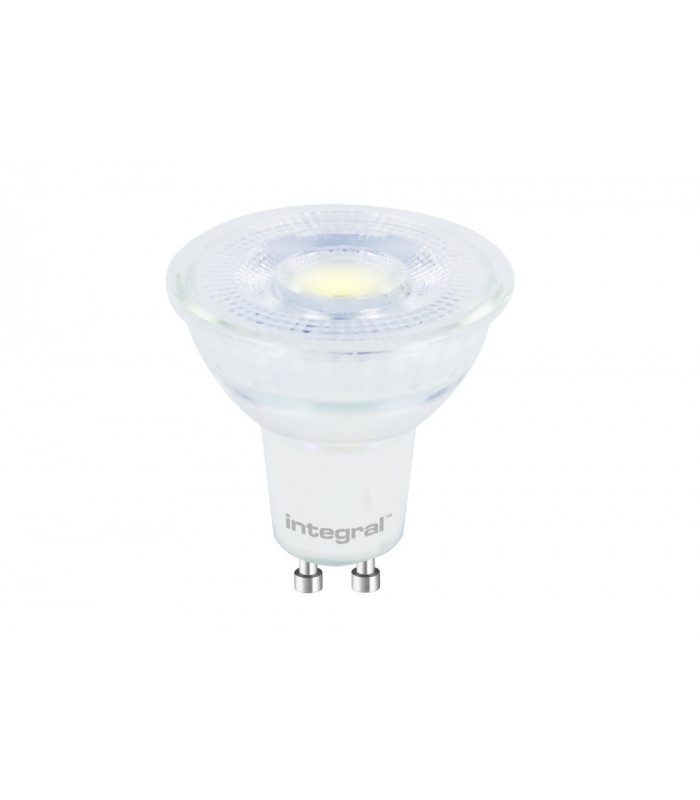 Glass GU10 Bulb 400LM 3.6W 6500K Non Dimmable 36 Beam