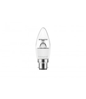 Candle Bulb B22 470LM 5.5W 2700K Non Dimmable 280 Beam Clear