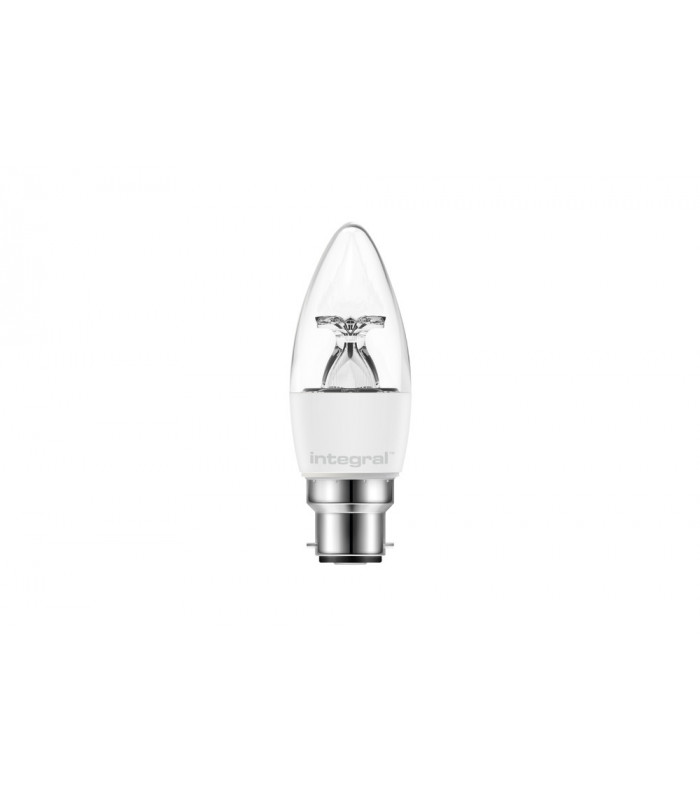Candle Bulb B22 470LM 5.5W 2700K Non Dimmable 280 Beam Clear