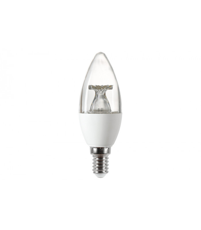 Candle Bulb E14 470LM 4.9W 2700K Dimmable 240 Beam Clear