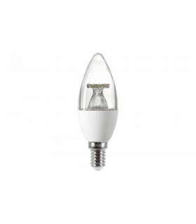 Candle Bulb E14 470LM 4.9W 2700K Non Dimmable 240 Beam Clear