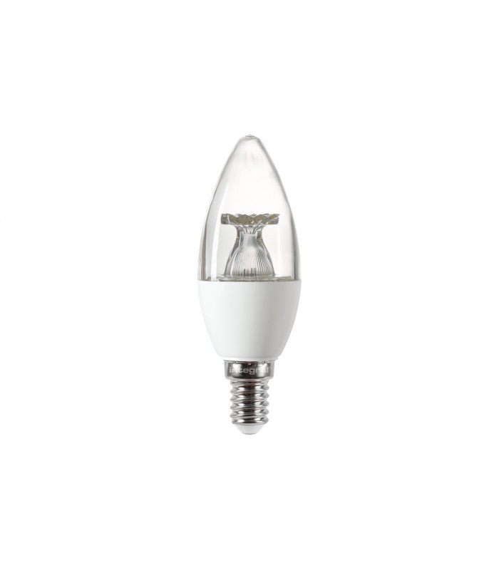 Candle Bulb E14 470LM 4.9W 2700K Non Dimmable 240 Beam Clear