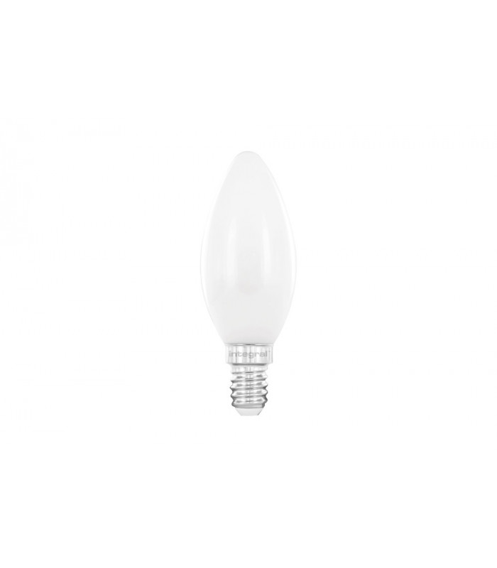 Classic Filament Candle Bulb E14 250LM 2.2W 5000K Non Dimmable 300 Beam Frosted