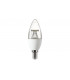 Candle Bulb E14 470LM 4.9W 5000K Non Dimmable 240 Beam Clear