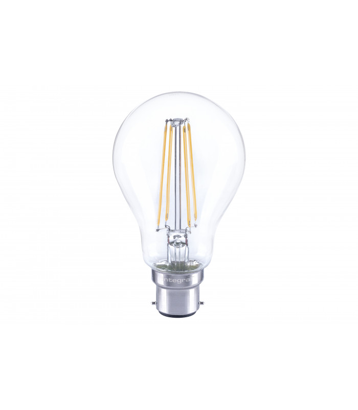 Omni Filament GLS Bulb B22 806LM 7.3W 2700K Dimmable 320 Beam Clear Full Glass
