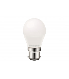 Golf Ball Bulb B22 806LM 7.5W 2700K Non Dimmable 200 Beam Frosted