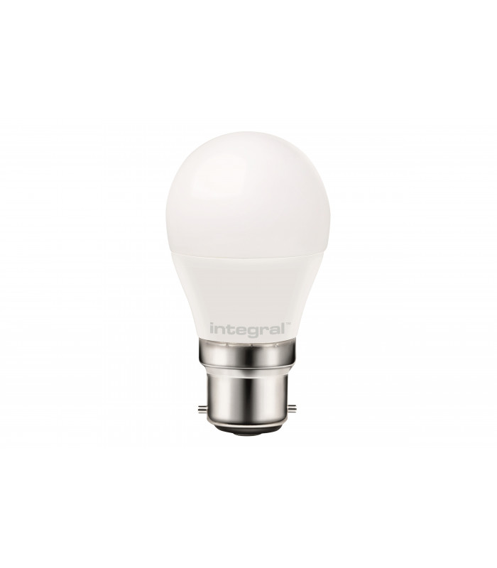 Golf Ball Bulb B22 806LM 7.5W 2700K Non Dimmable 200 Beam Frosted