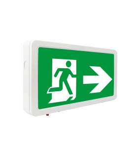 Slimline 2 Emergency Legend Right Arrow For Ilemes008