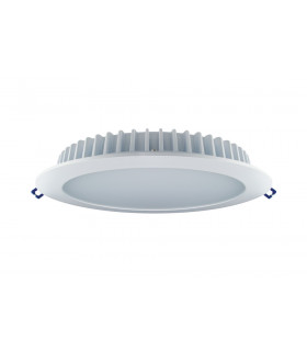 Performance + Downlight 200mm Cutout 1050LM 12W 3000K Triac Dimmable 88LM/W IP54 White