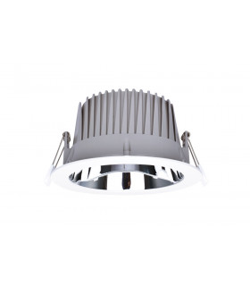 Recess Pro Downlight 200mm Cutout 35W 3850LM 110LM/W 3000K 75 Beam IP44 Dimmable White