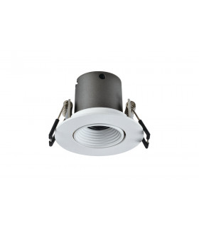 Mini Tiltable Downlight 50mm Cutout 3.3W 170LM 52LM/W 4000K 15 Beam Non Dimmable Finish-F White