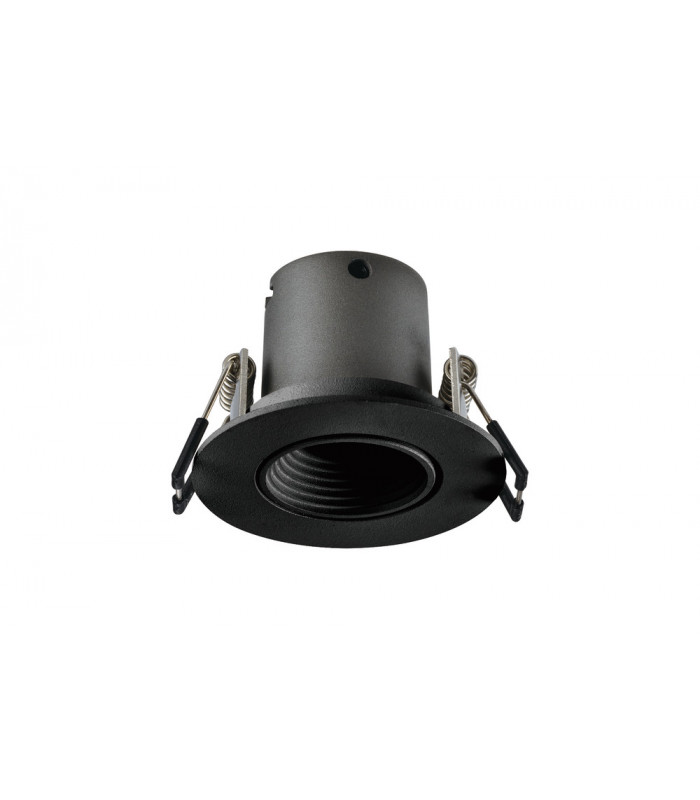 Mini Tiltable Downlight 50mm Cutout 3.3W 170LM 52LM/W 4000K 15 Beam Non Dimmable Finish-F Black